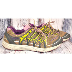 Merrell J48820 Women's US 8.5 EU 39 Gray/Purple Trail Running Hiking Shoes